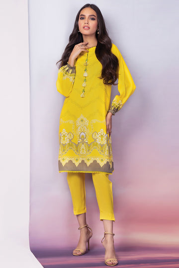 FW-45.1-21-YELLOW Alkaram Winter Collection 2021